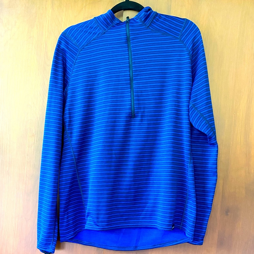 Mens Patagonia striped 1/2 zip